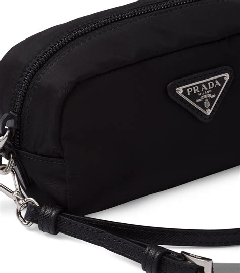 beauty case prada nylon|Prada nylon cosmetic bag.